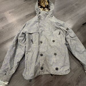 Burton Checkered ski snowboarding jacket